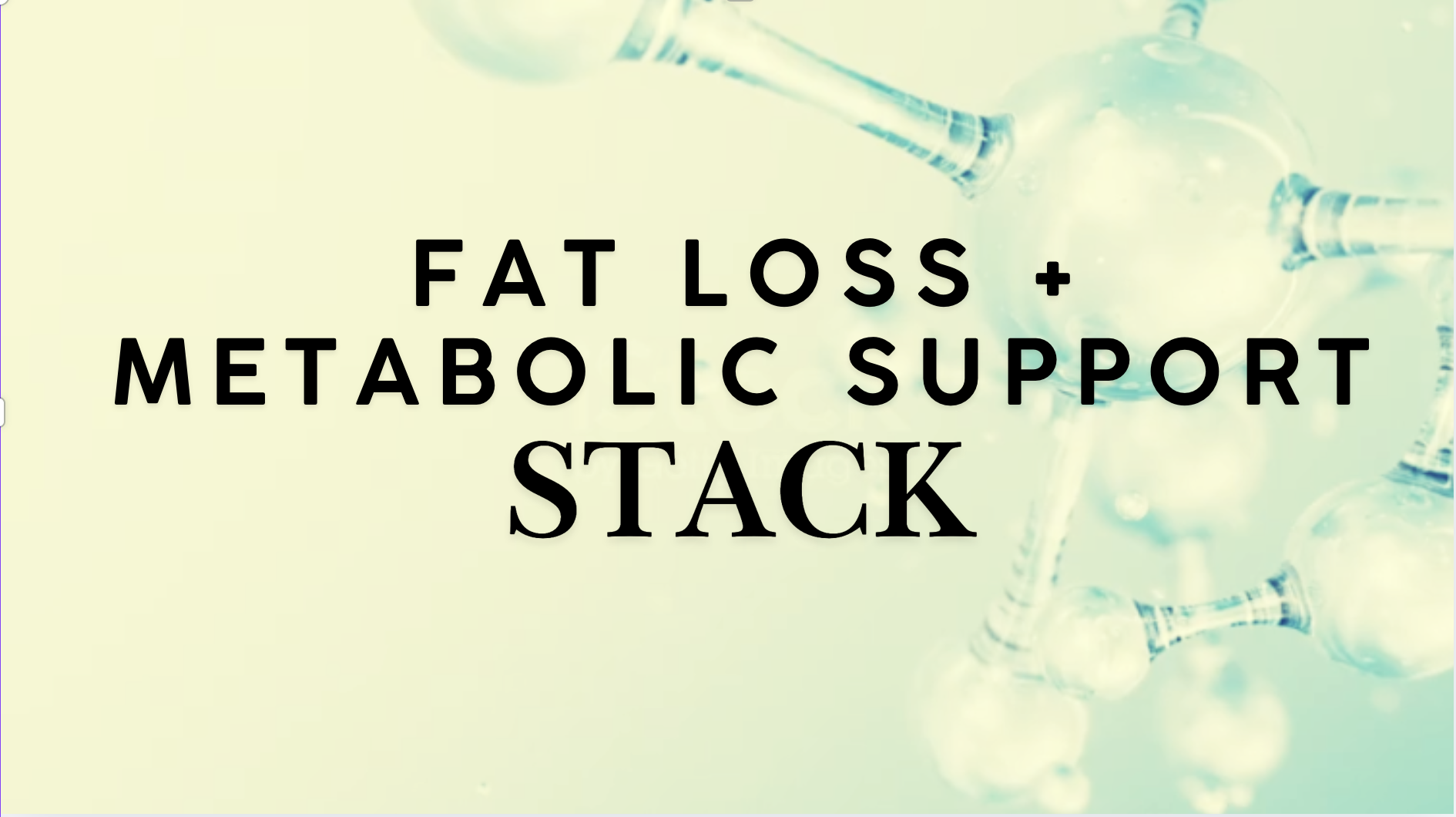 Fat Loss + Metabolic support peptide stack